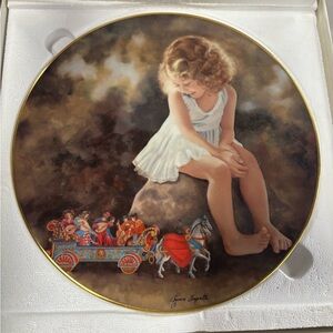 Lynn Lupetti “Music for a Queen” Collector Plate (1982) –The Magic People Series